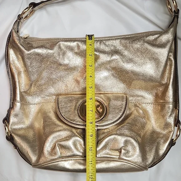 MICHAEL Michael Kors Gold Shoulder Bag - Picture 13 of 16